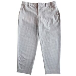 Club Monaco Ankle Pants Women Size 10 Gray Grid Pattern 295796748‎ 001